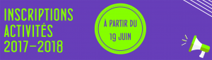 MJC Ancely Inscriptions Activités 2017